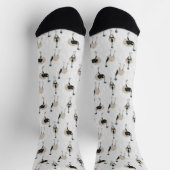 Emus Bird Lovers Gemustert Socken (Oben)