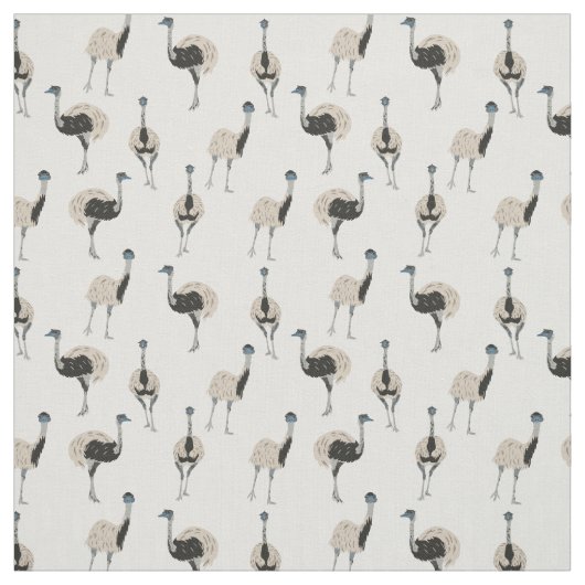 Emus Bird Lovers Gemustert Stoff (Muster)