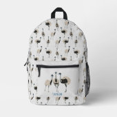 Emus Bird Lovers Personalisiert Bedruckter Rucksack (Vorderseite)