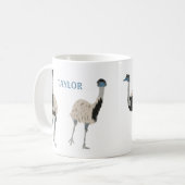 Emus Bird Lovers Personalisiert Kaffeetasse (Vorderseite Links)