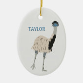 Emus Bird Lovers Personalisiert Keramik Ornament (Vorne)