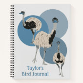 Emus Bird Lovers Personalisiert Notizblock (Vorderseite)