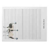 Emus Bird Lovers Personalisiert Notizblock (Vorderseite)