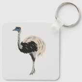 Emus Bird Lovers Personalisiert Schlüsselanhänger (Rückseite)