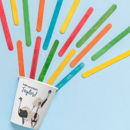 Emus Bird Lovers Personalisiertes Party Pappbecher