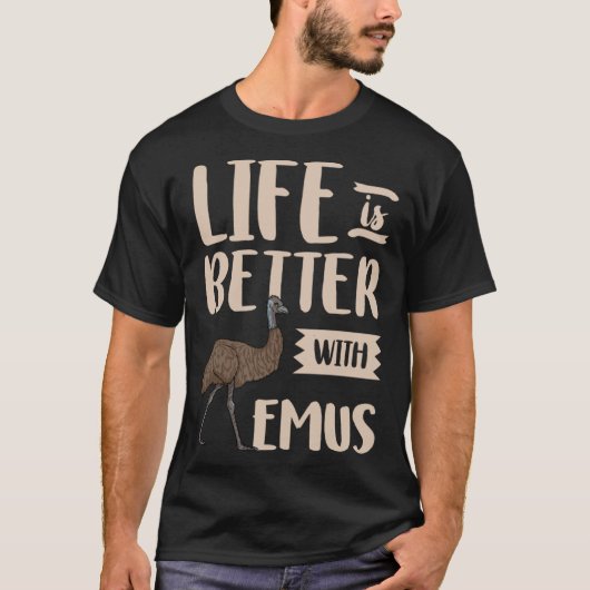 Emus Costume  Australia Ostrich Bird T-Shirt (Vorderseite)