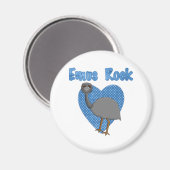 Emus Rock Magnet (Vorderseite/Rückseite)