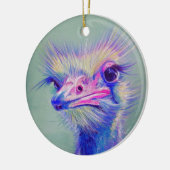 Emuvogel Keramikornament (Links)