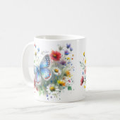 En bukett vilda blommor kaffeetasse (Vorderseite Links)