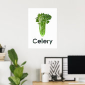 En - Celery Poster (Heimbüro)
