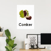 En - Conker Poster (Heimbüro)