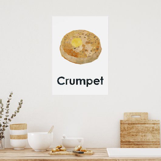 En - Crumpet Poster (Küche)