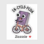 En-Cyclo-Pedia Funny Encyclopedia Pun Aufkleber (Blatt)