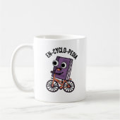 En-Cyclo-Pedia Funny Encyclopedia Pun Kaffeetasse (Links)