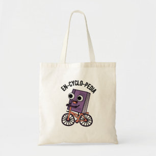 En-Cyclo-Pedia Funny Encyclopedia Pun Tragetasche