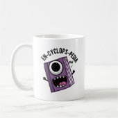 En-cyclops-pedia Funny Encyclopedia Pun Kaffeetasse (Links)