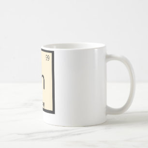 En - Ei-Nog-Chemie Periodensystem-Symbol Kaffeetasse