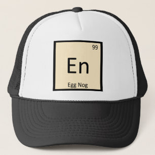 En - Ei Nog Chemistry Periodisches Tabellensymbol Truckerkappe
