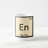 En - Eierpunsch-Chemie-Periodensystem-Symbol Kaffeetasse (Mittel)