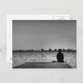 En el muelle postkarte (Vorne/Hinten)