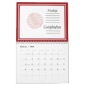 En Espanol - Mexico Soccer Ball Foto Frame Kalender (Feb 2026)