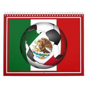 En Espanol - Mexico Soccer Ball Foto Frame Kalender