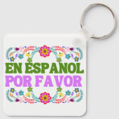 En Español Por Favor , Spanischer Lehrer Geschenk Schlüsselanhänger (Rückseite)