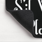 En Francais S'il Vous Plait Französischlehrerin Mousepad (Ecke)