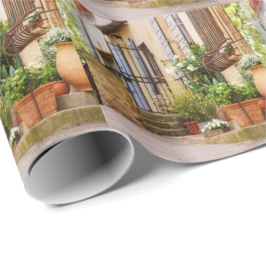 En France Geschenkpapier (Rolleneckpunkt)