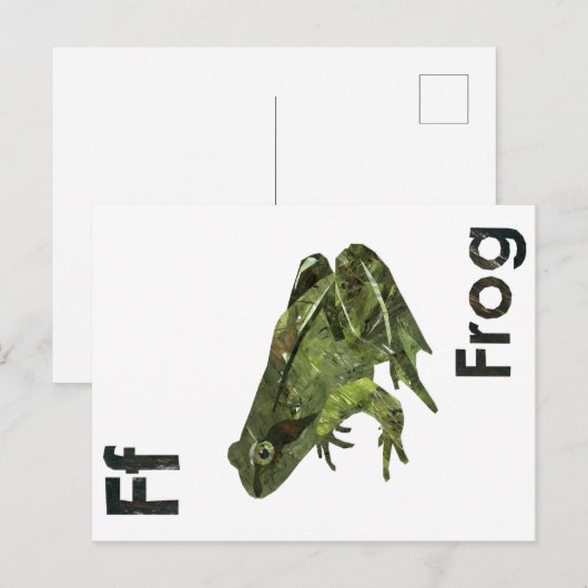 En - Frosch Postkarte (Vorne/Hinten)