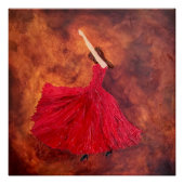 En Fuego, Flamenco Dancer Poster (Vorderseite)