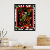 En honour de la abuela muerta poster (Küche)