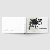 EN | In Loving Memory - Black Rose Gästebuch (Voll)