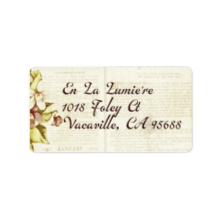 En La Lumiere Rücksendeadresse September 2012 Adressaufkleber