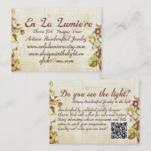 En-La Lumiere Visitenkarte im September 2012 (Vorne/Hinten)