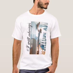 EN: Meine Mutter - Foto Typogr liebt Mutter und Ki T-Shirt