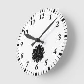 En-nosuke Ichikawa Runde Wanduhr (Winkel)