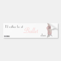 En pointe Autoaufkleber