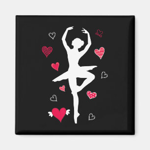 En Pointe Ballet Tanz Ballerina Girls - Frauen Heu Magnet