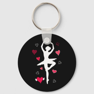 En Pointe Ballet Tanz Ballerina Girls - Frauen Heu Schlüsselanhänger