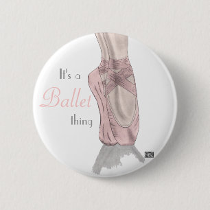 En pointe Knopf Button