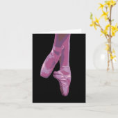 En Pointe Pink - Anmerkung Karte (Gelbe Blume)