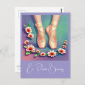 " EN POINTE SCHAUTY " POSTCARD POSTKARTE (Vorne/Hinten)