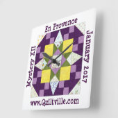 En Provence Clock Quadratische Wanduhr (Winkel)