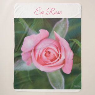 En Rose Sherpa Blanket Sherpadecke