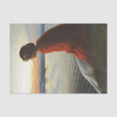 En ung Kvinde ratgter et Sankthansbål Seidenpapier (Vorderseite)