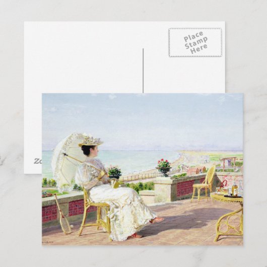 En Vacance Postkarte (Vorne/Hinten)