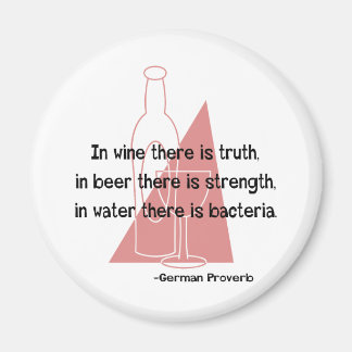 En Vino Veritas - Retro Magnet