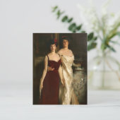 Ena und Betty Daughters von John Singer Sargent Postkarte (Stehend Vorderseite)