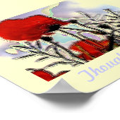 Enamel Poppies Poster (Ecke)